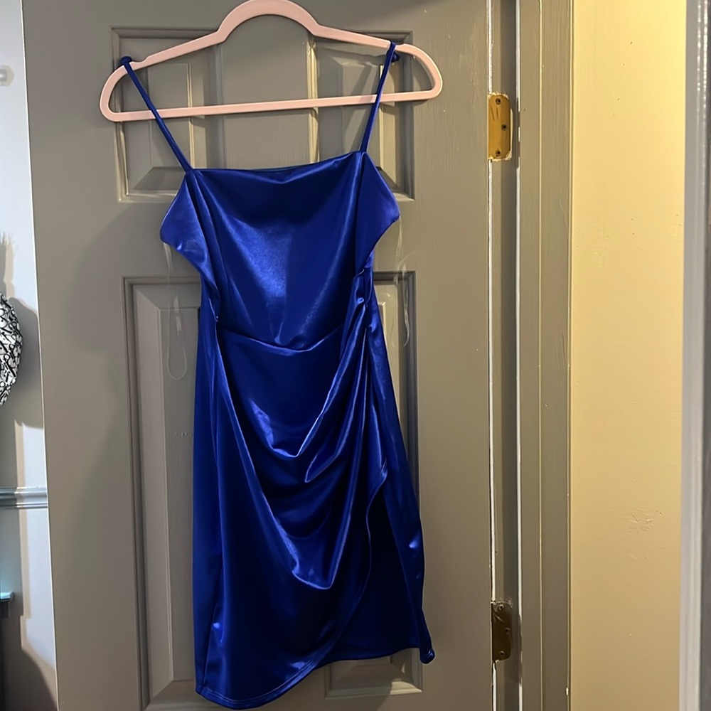 Royal blue dress